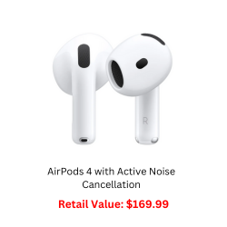 AirPods 4 with Active Noise Cancellation